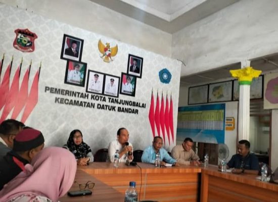 Pemerintah Kota Tanjungbalai Gelar Rapat Penanganan Banjir di Kecamatan Datuk Bandar