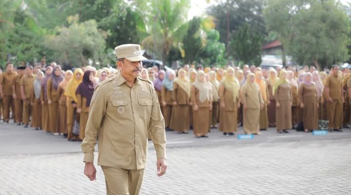 Hari pertama pasca libur idul fitri, ini Instruksi Saifullah Bupati Madina