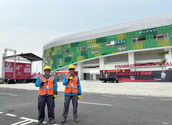 PLN UP3 Lubuk Pakam Siaga Pastikan Keandalan Listrik di Stadion Utama Sumatera Utara