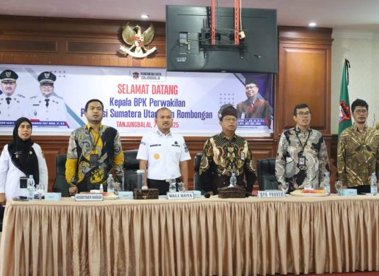 Wali Kota Tanjungbalai Terima Kunjungan Kerja BPK RI Perwakilan Sumut