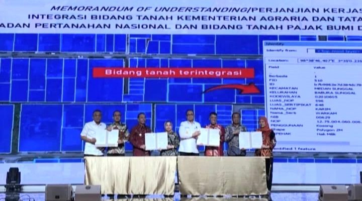 Wakil Wali Kota Tanjungbalai Hadiri Rakor Pertanahan Bersama Menteri ATR/BPN di Medan