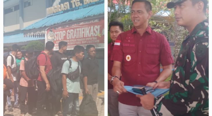 F1QR Lanal TBA Kembali Gagalkan Kapal Penyelundup PMI di Perairan Asahan
