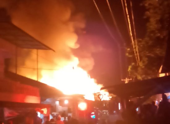 Daerah S.Dengki Kembali Berduka, Sijago Merah Lalap Empat Rumah Warga