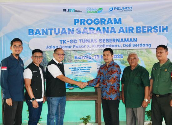Program TJSL Hadirkan Sumur Bor dan Sarana Sanitasi Layak untuk TK-SD Tunas Sebernaman