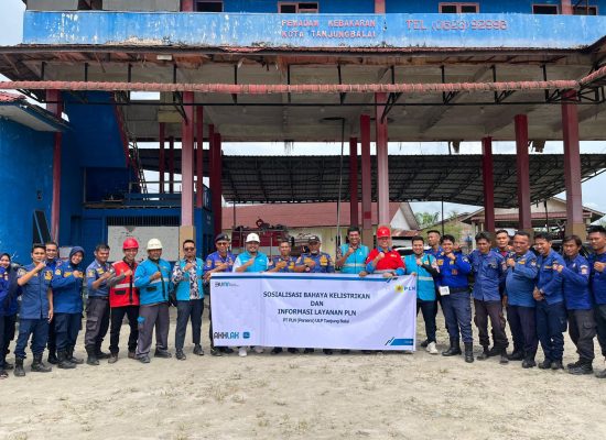 Bangun Kolaborasi bersama Damkar Tanjung Balai, PLN berikan Edukasi Keselamatan Kelistrikan