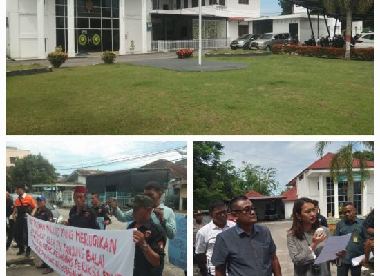 DPP TER-KAM Indonesia Gelar Aksi Demo Di Kantor Pengadilan Negeri Tanjungbalai