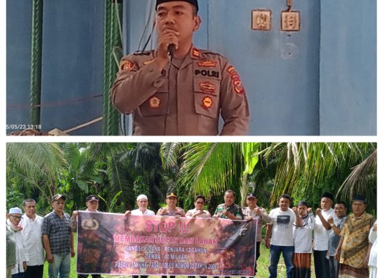 Camat dan Kapolsek Siabu Soaialisasi Larangan PETI Kepada Warga