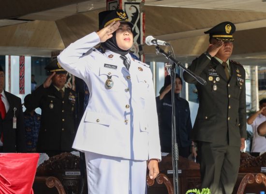 Herlina Inspektur Upacara Peringatan Hari Lahir Pancasila Tahun 2025