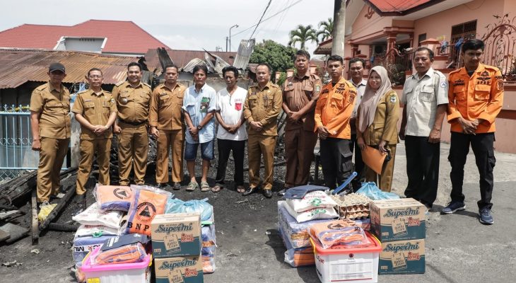 Pemko Pematangsiantar Bantu Korban Kebakaran di Jalan Handayani