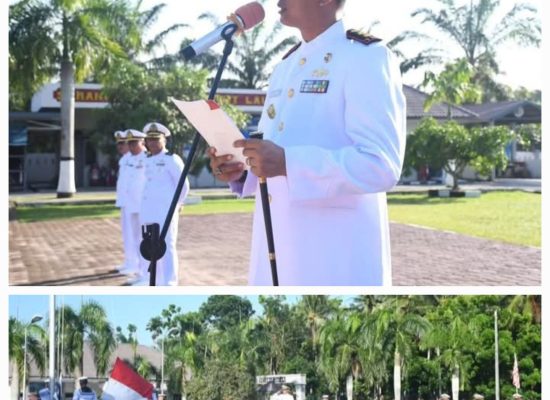 Peringati Hari Lahir Pancasila, Danlanal TBA Tegaskan Komitmen Kebangsaan