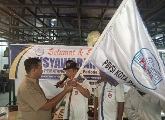 Alwi Hasbi Silalahi Terpilih Secara Aklamasi Sebagai Ketua PBVSI Pematangsiantar Periode 2025-2029