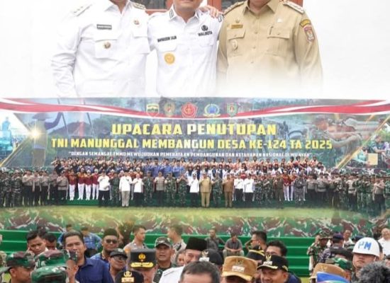 Wali Kota Tanjungbalai Hadiri Upacara Penutupan TNI Manunggal Membangun Desa ke-124 Tahun 2025