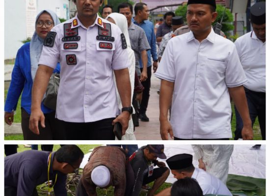Momen Idul Adha, Wali Kota Tanjungbalai dan Keluarga Berbagi Hewan Kurban di Lapas Pulo Simardan TBA