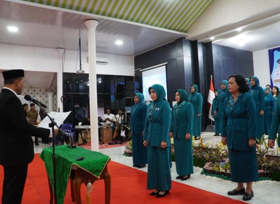 Wali Kota Tanjungbalai Lantik Pengurus TP-PKK dan Tim Pembina Posyandu Masa Bakti 2025-2030