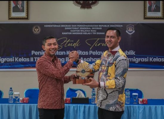 Imigrasi Tanjung Balai Asahan Laksanakan Bench Learning ke Kanim Dumai, Gali Strategi WBK dan Kenaikan Kelas
