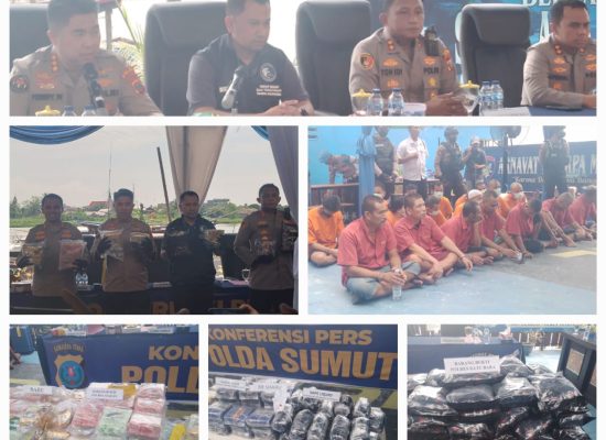 Polda Sumut Buktikan Perang Dengan Narkotika, Ungkap Dan Tangkap Jaringan Malaysia Indonesia