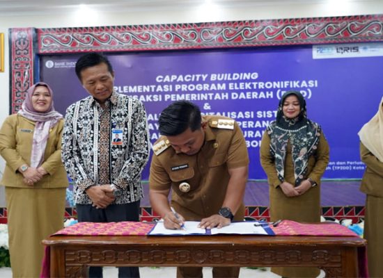 BI Sibolga Sosialisasi Digitalisasi Pembayaran untuk Perangkat Kecamatan dan Kelurahan se-Kota Sibolga