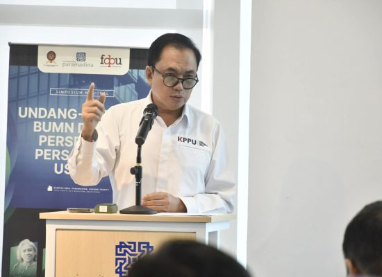 Ketua KPPU Hadiri Simposium Nasional UU BUMN: Dorong Kepatuhan dan Persaingan Sehat