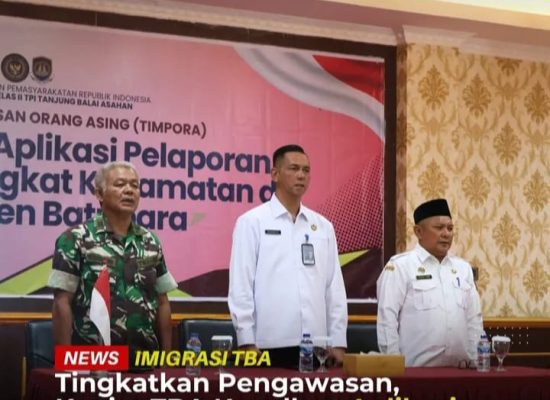 Kantor Imigrasi Kelas II TPI Tanjungbalai Asahan Gelar Rapat TIMPORA Di Kabupaten Batubara