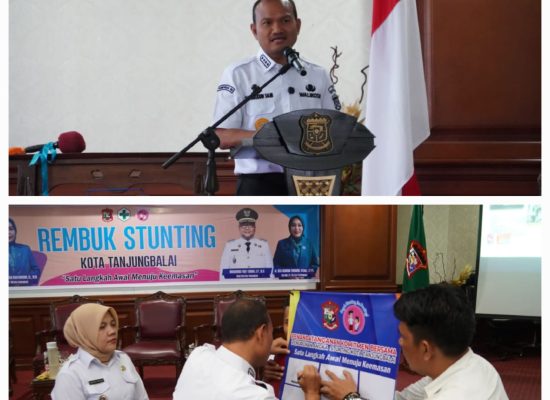 Buka Acara Rembuk Stunting, Wali Kota Tanjungbalai Bangun Komitmen Bersama Wujudkan Tanjungbalai EMAS dan Generasi EMAS