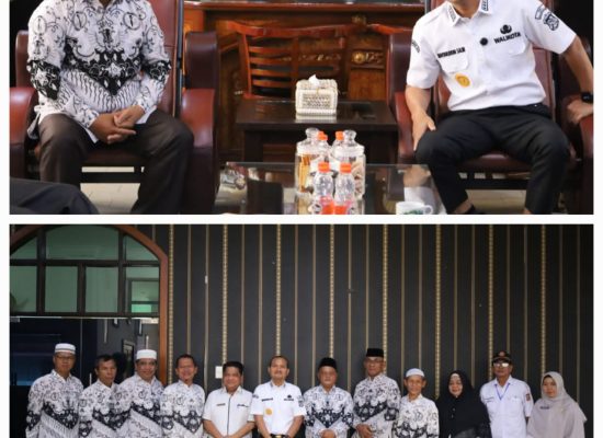 Wali Kota Mahyaruddin Terima Audiensi PGRI Tanjungbalai Jelang Konferensi Kota XXIII