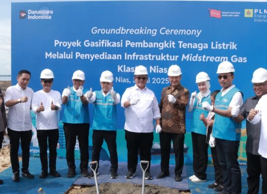 PLN UID Sumut Sukses Hadirkan Listrik Andal pada Groundbreaking Gasifikasi Klaster Nias