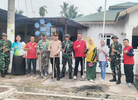 Sinergi TNI-Polri dan Dinkes Sergai: Kesehatan Gratis dan Lingkungan Bersih untuk Tanjung Beringin
