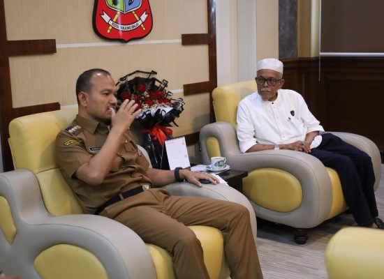 Wali Kota Tanjungbalai Terima Kunjungan Silaturahmi Pengelola Aset Kesultanan Asahan