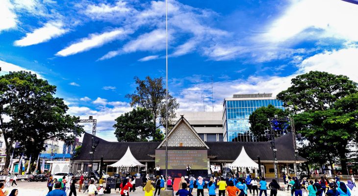 Dinas Pariwisata dan KORMI Senam Sehat Bugar Bersama ASN Pemko Pematangsiantar