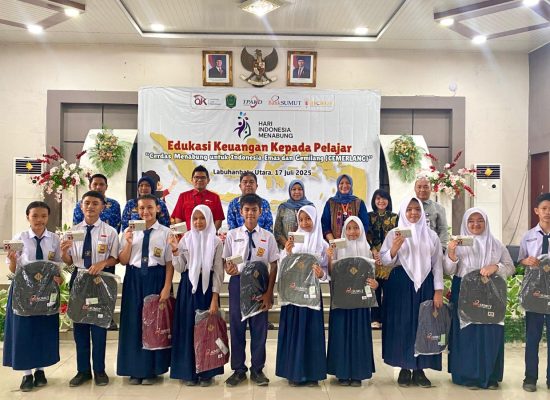 OJK Sumut Gelar Kick Off Hari Indonesia Menabung 2025 di Labuhanbatu Utara