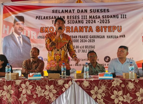 Anggota DPRD Medan Eko Afrianta Sitepu Serap Aspirasi Warga Tuntungan dalam Reses III 2025