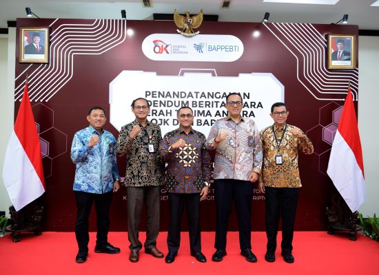 OJK dan Bappebti Perkuat Sinergi Pengawasan Aset Keuangan Digital Lewat Penandatanganan Addendum BAST