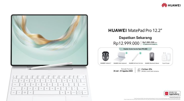HUAWEI MatePad Pro 12.2” Resmi Hadir di Indonesia, Tawarkan Pengalaman Produktivitas Selevel PC dalam Genggaman