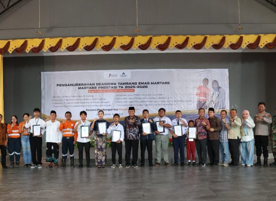 569 Siswa Raih Beasiswa Martabe Prestasi 2025, PT Agincourt Resources Salurkan Rp5,97 Miliar