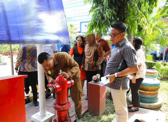 Pansus DPRD Medan Tinjau Sistem Proteksi Kebakaran di Gedung Keuangan Negara