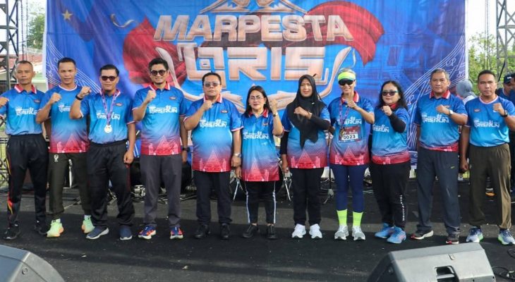 Wesly Lepas Peserta Fun Run Marpesta QRIS KPw BI Pematangsiantar
