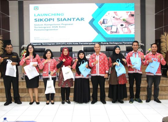Pemko Pematangsiantar Launching SIKOPI SIANTAR, Pastikan ASN Miliki Rekam Jejak Kompetensi