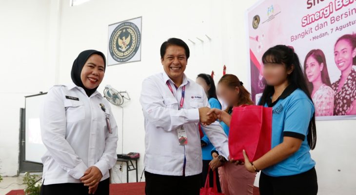 Karyawan XLSMART Kunjungi Lapas Perempuan Medan, Gelar Program “SheInspire Sinergi Berdaya”