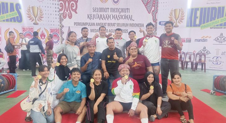 Riau Raih Juara Umum Sabet 14 Emas di Kejurnas Sumut 2025