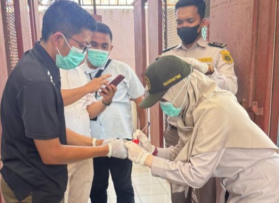 Bea Cukai Langsa kembali melakukan penindakan ratusan unggas impor ilegal dan pemusnahan dengan Badan Karantina