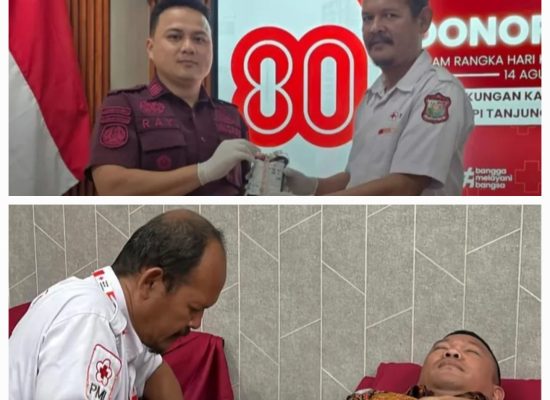 Semangat Kemerdekaan, Kanim Tanjung Balai Asahan Gelar Donor Darah untuk Kemanusiaan