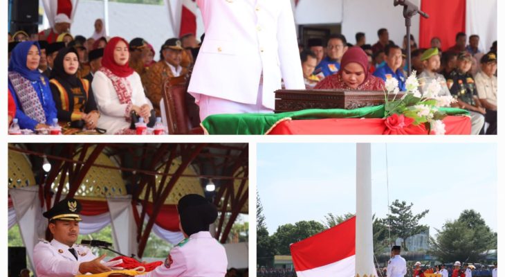 Inspektur Upacara Peringatan HUT RI Ke-80, Wali Kota Mahyaruddin Salim : Mari Kita Satukan Tekad, Kerja Nyata Wujudkan Tanjungbalai EMAS