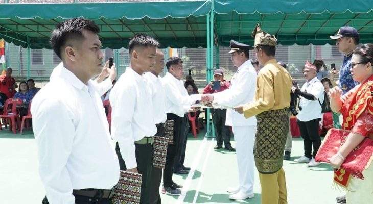 Wabup Nisel Serahkan Remisi Kepada 152 Orang Warga Binaan Rutan Kelas III Teluk Dalam, 2 Orang Langsung Bebas