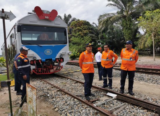 Manajemen KAI Sumut Turun Langsung Cek Keselamatan dan Pelayanan KA jalur Medan – Rantau Prapat