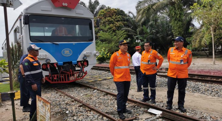 Manajemen KAI Sumut Turun Langsung Cek Keselamatan dan Pelayanan KA jalur Medan – Rantau Prapat