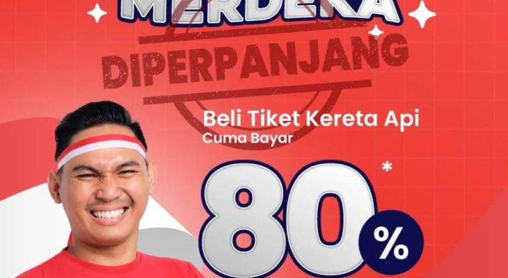 Kabar Gembira, KAI Divre I Sumut Perpanjang Promo Merdeka Hingga Akhir Agustus