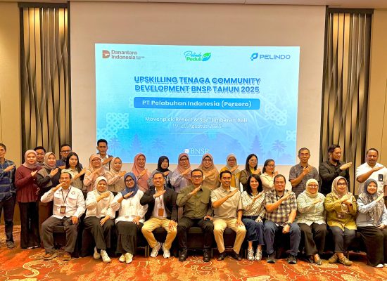 Pelindo Regional 1 Hadiri Pelatihan Upskilling Community Development Bersertifikasi BNSP
