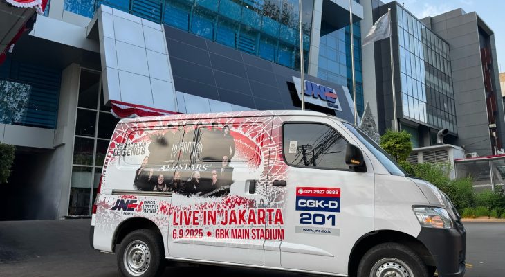 JNE Resmi Jadi Mitra Logistik Konser Akbar “Dewa 19 Feat. Allstars 2.0” di GBK, 6 September 2025