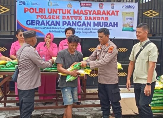 Gerakan Pangan Murah (GPM) Polsek Datuk Bandar, Ringankan Beban Masyarkat