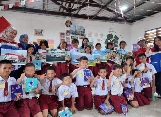 Ratusan Siswa SD di Medan Helvetia Antusias Sambut Pertamina Energi Negeri (PEN) 8.0